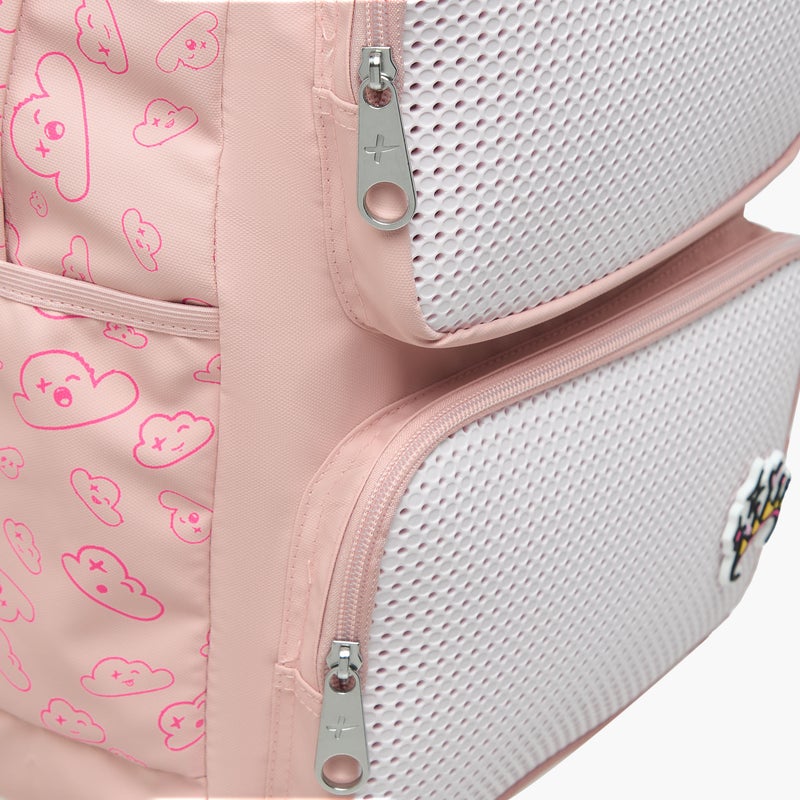 light_and_nine Backpack-With Jibbitz-3 Cmprt With Zipper Closure- (Eva) Pink \ 44X31X14 - Image 5